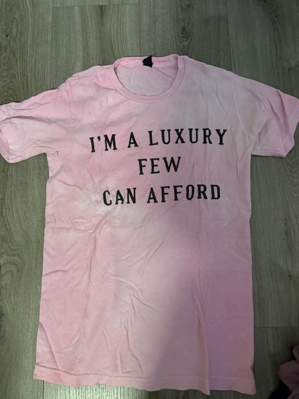 Pink Graphic Tee - I'm A Luxury Few Can Afford